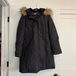 Vince Camuto Black Parka Jacket